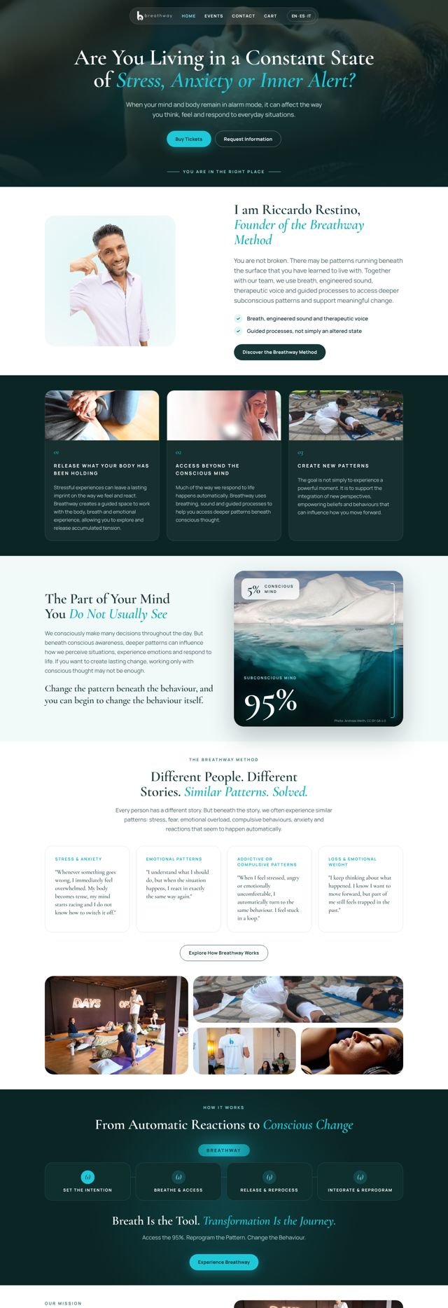 Option A home page preview