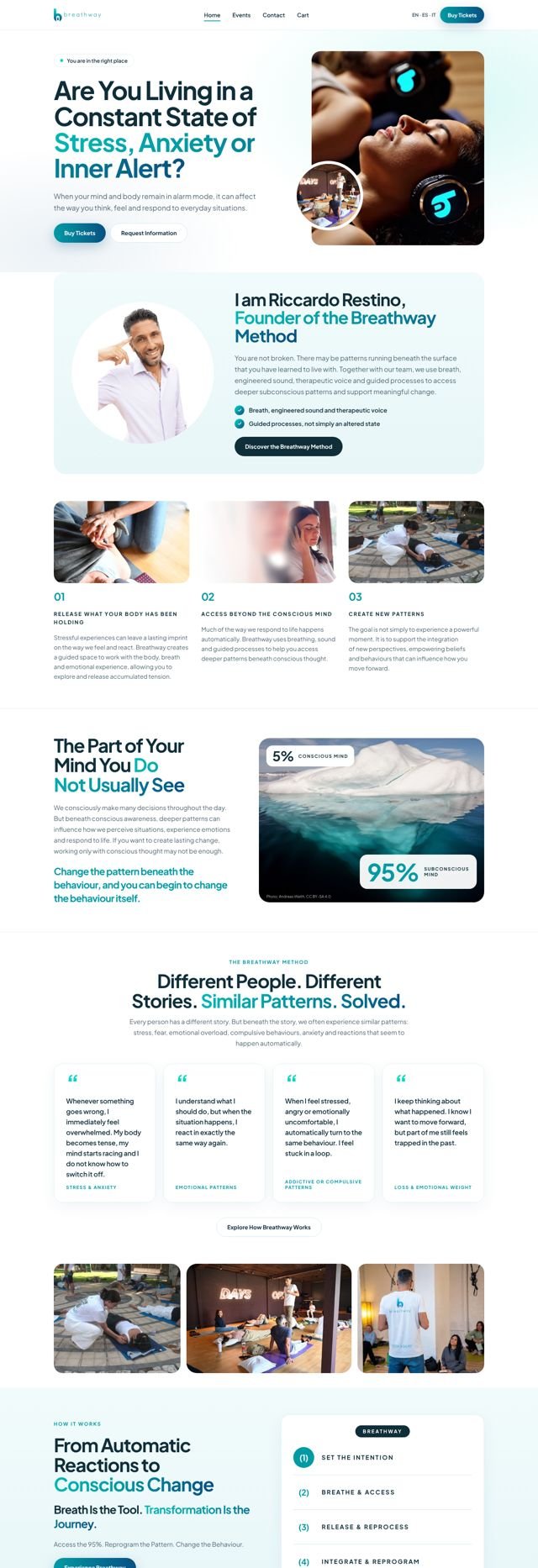 Option B home page preview
